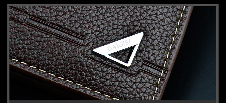 M&T Wear - Men’s Long PU Leather Wallet with Multi-Card & Coin Compartments