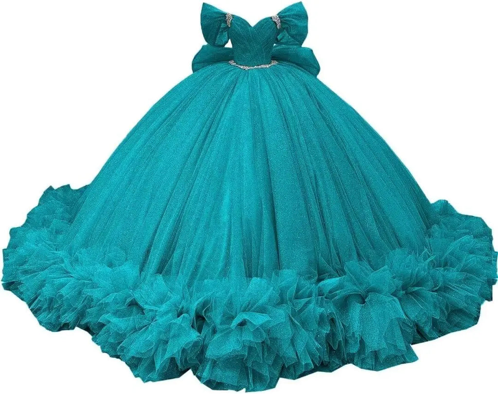 Yifanier Puffy Tulle Quinceanera Ball Gown