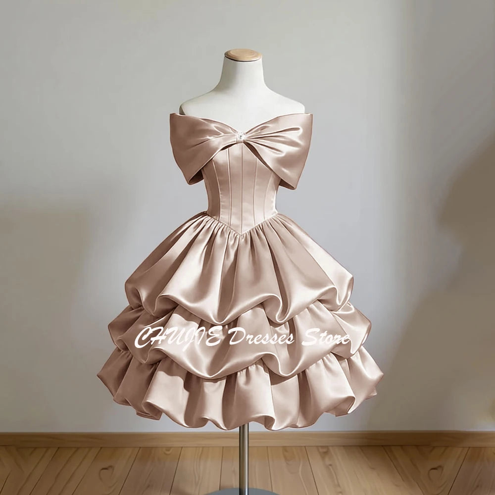 Tiered Mini Graduation & Homecoming Gown