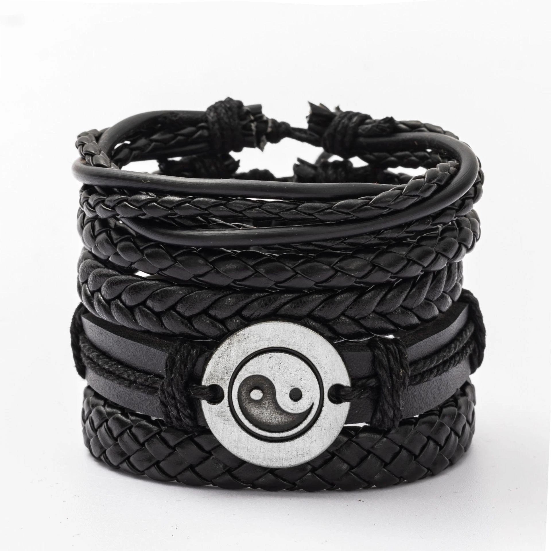 M&T Wear - 06 2024 Leather Braided Bracelet for Men