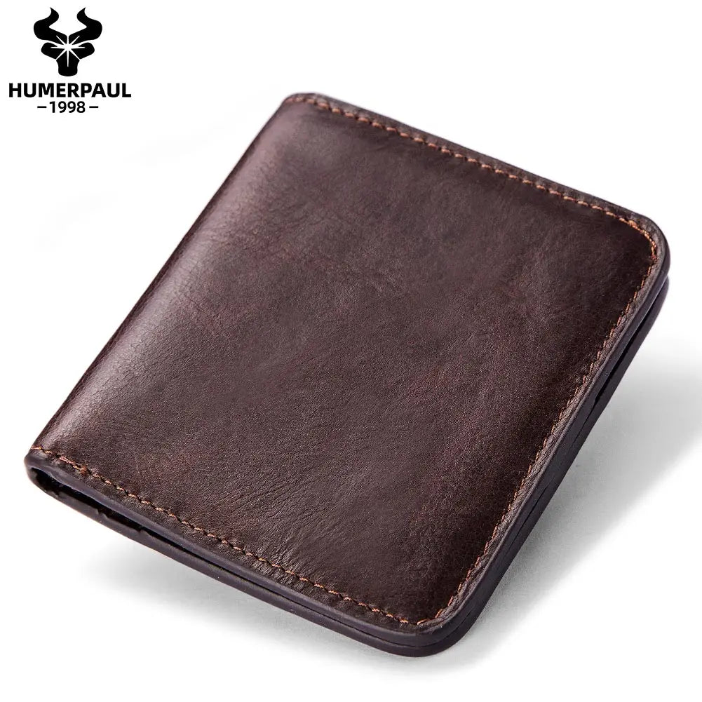 M&T Wear - Slim Cowhide Leather Wallet for Men