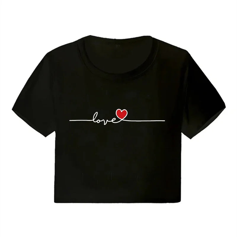 Y2K Harajuku Graphic Crop Top