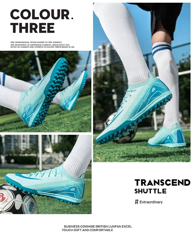 M&T Wear - Men Professional Training Football Boots Ultralight Soccer Shoes Unisex - M&T Wear