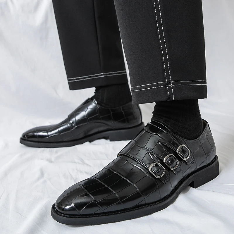 M&T Wear - Men's Classic Slip-On Oxford Dress Shoes