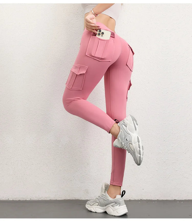 Multi-Pocket Booty-Lift Yoga Leggings