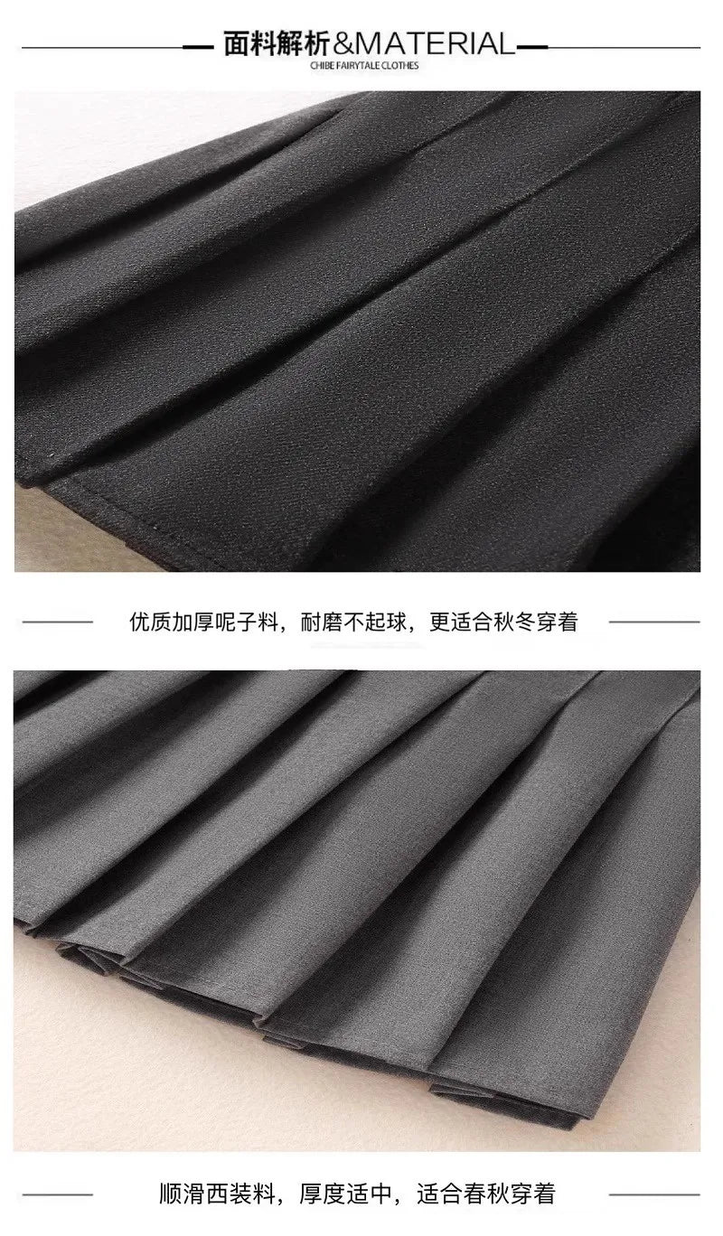 M&T Wear - Girls’ Korean Style JK Pleated Skirt