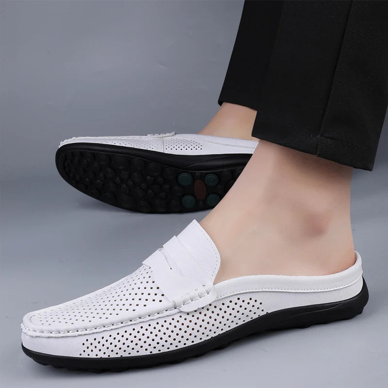 M&T Wear - Men's casual shoes four season light versatile fashion soft soled outdoor comfortable semi slippers wear-resistant casual shoes - M&T Wear