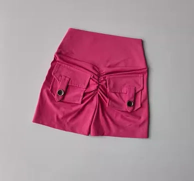 Peach-Lift Seamless Fitness Shorts
