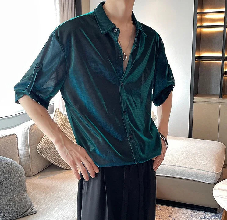 M&T Wear- Cool Tops Asia Button Up Original Korean Popular Shirt - M&T Wear