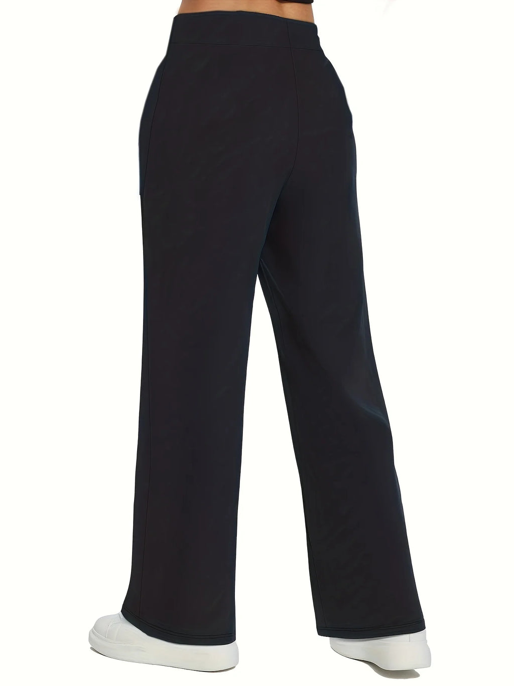 Sophisticated Straight-Leg Slimming Trousers