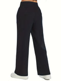Sophisticated Straight-Leg Slimming Trousers
