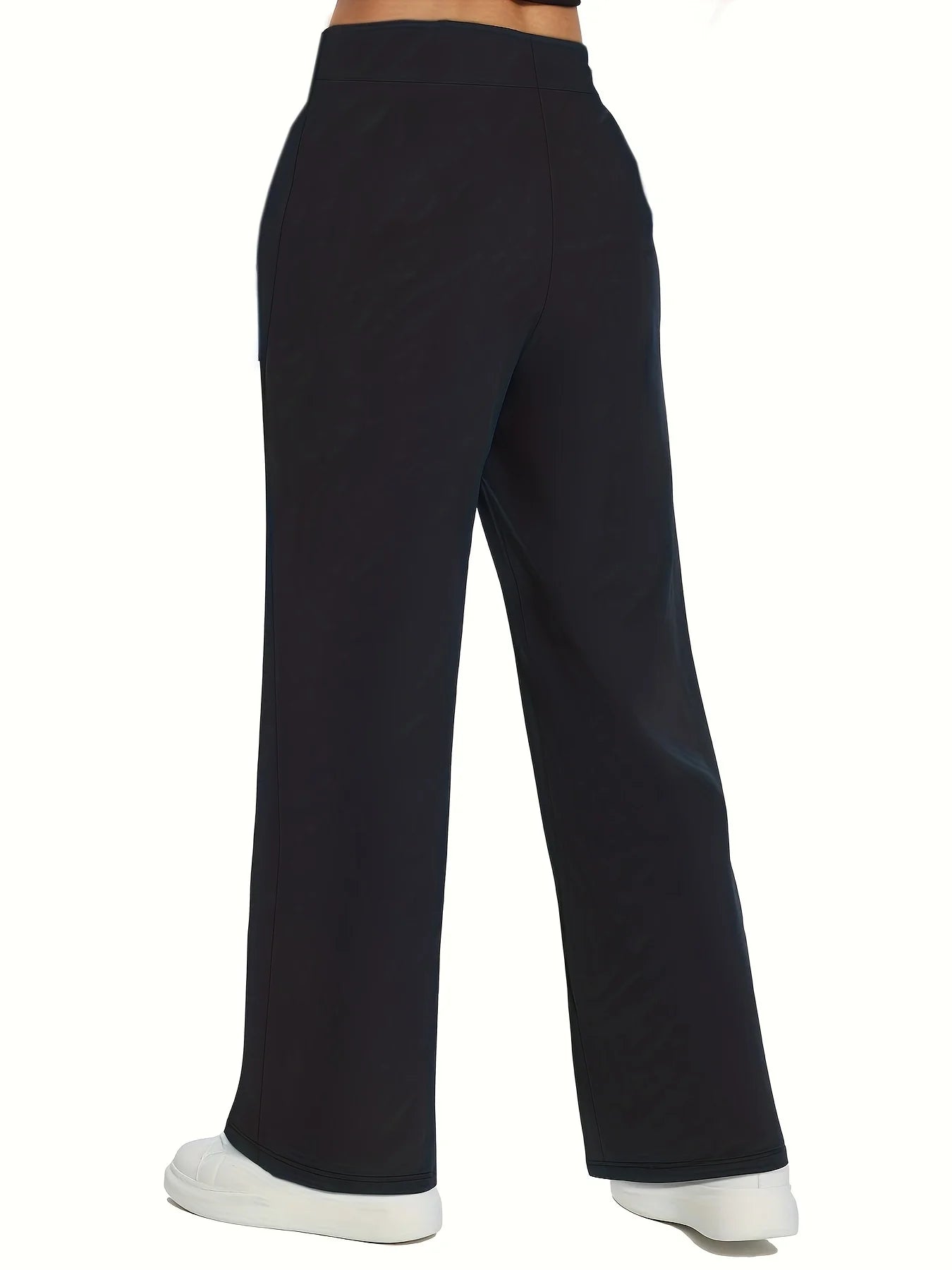 Sophisticated Straight-Leg Slimming Trousers