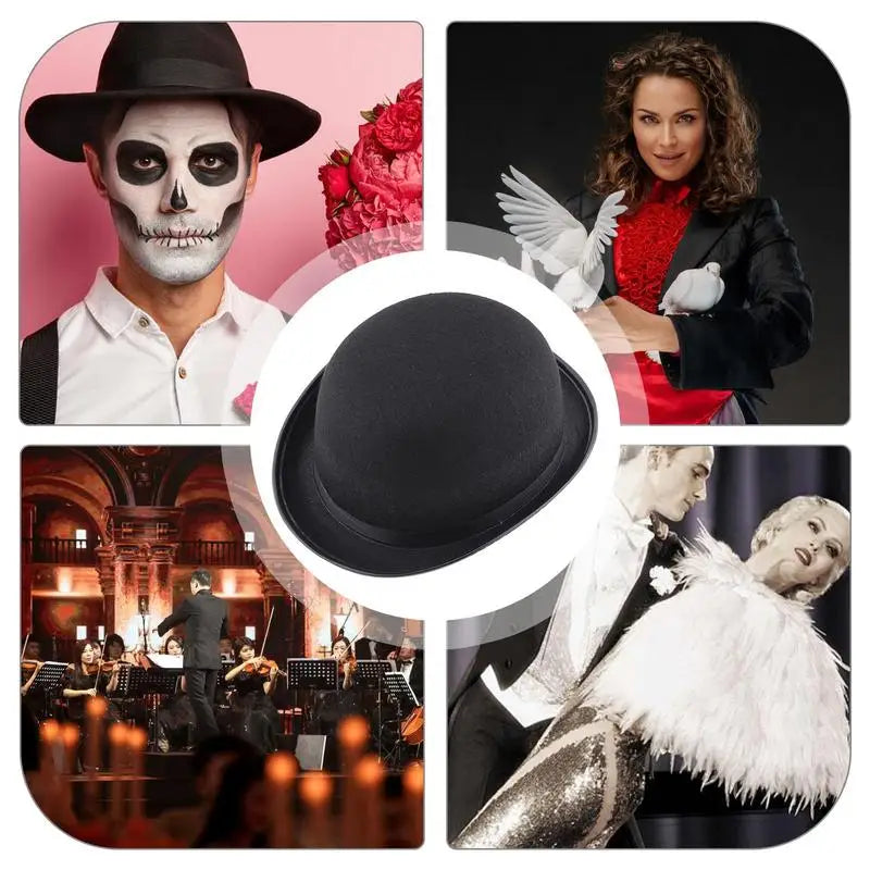 M&T Wear - Classic Black Magician & Derby Top Hat