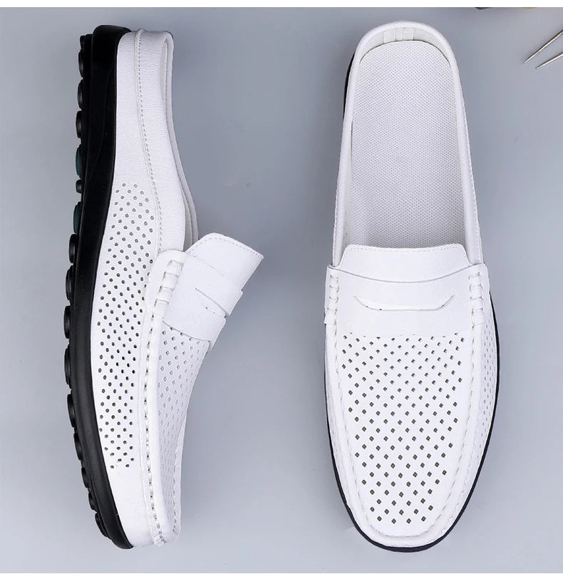 M&T Wear - Men's casual shoes four season light versatile fashion soft soled outdoor comfortable semi slippers wear-resistant casual shoes - M&T Wear