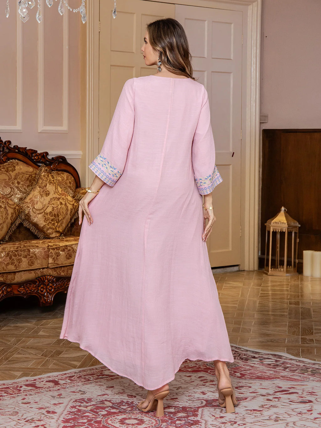 M&T Wear -Pakistani Style Embroidered Diamond Dress