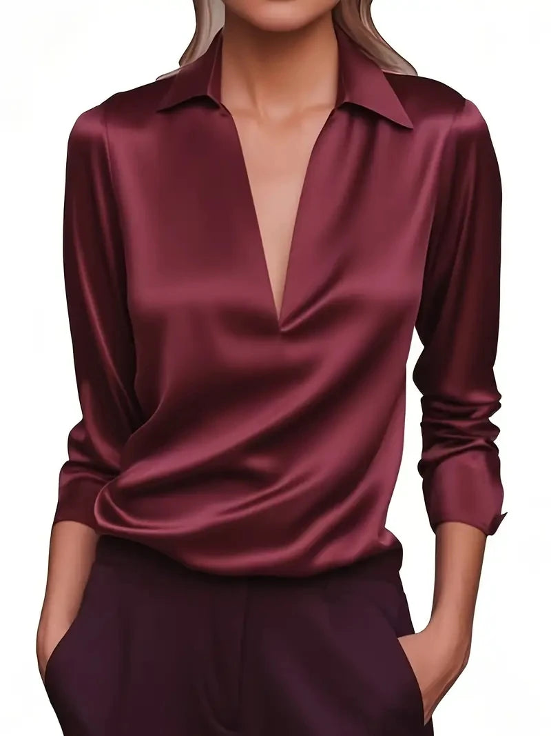 Modern Satin Work Shirt