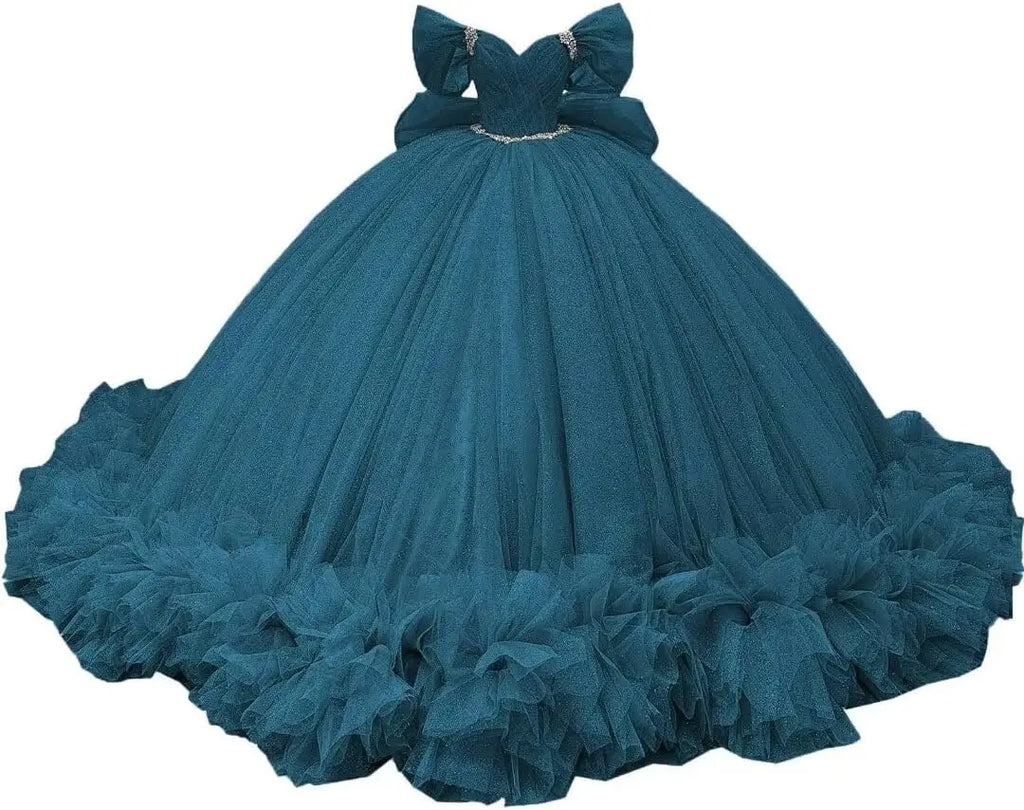 Yifanier Puffy Tulle Quinceanera Ball Gown