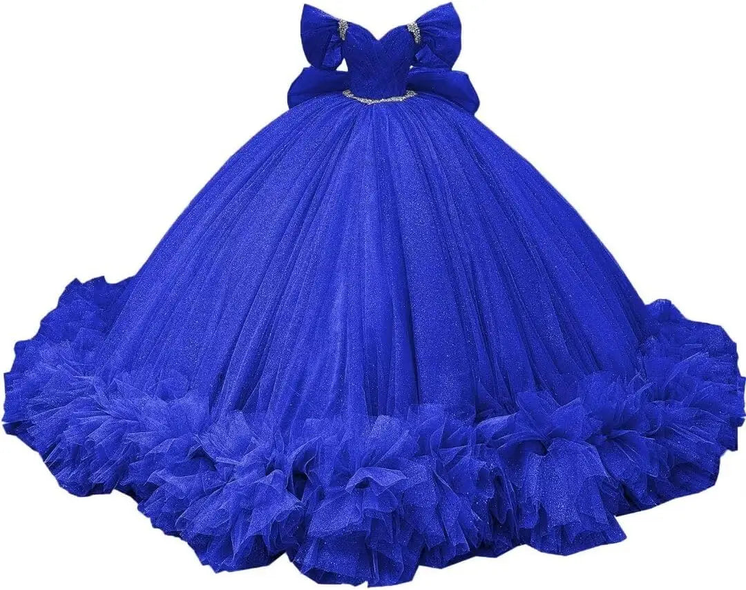 Yifanier Puffy Tulle Quinceanera Ball Gown