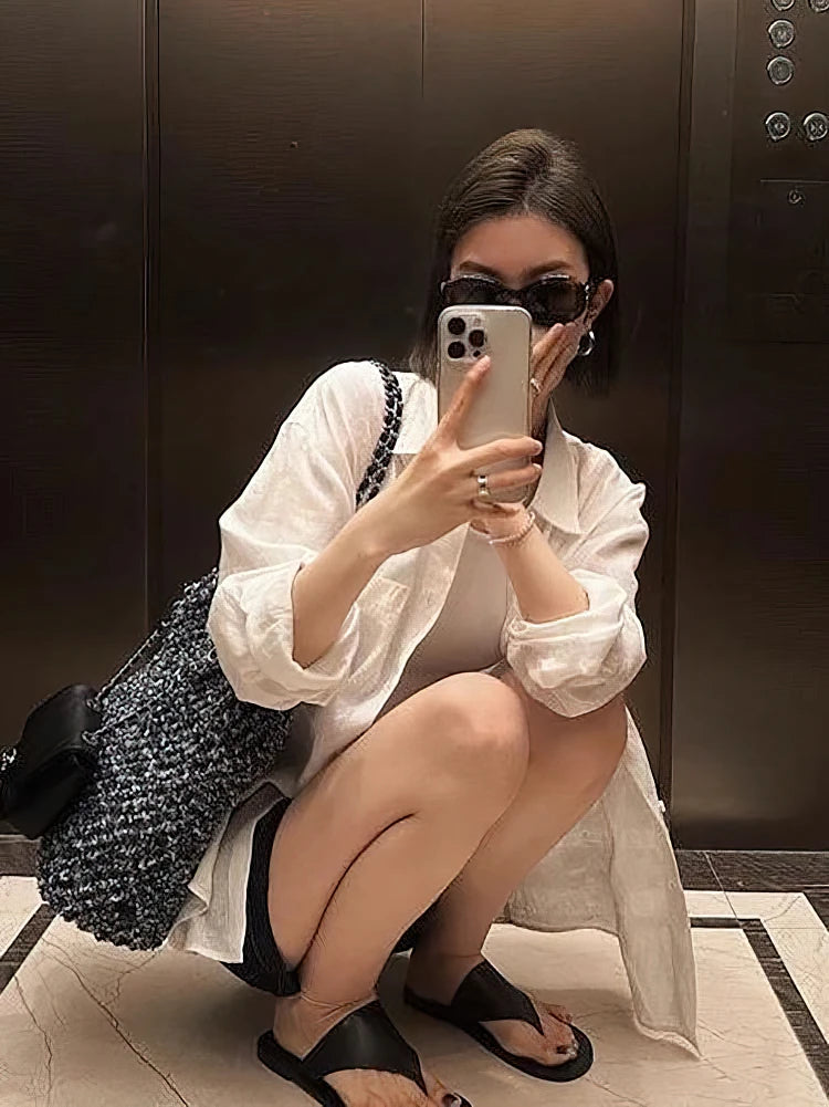 Cloud Linen Oversize Shirt