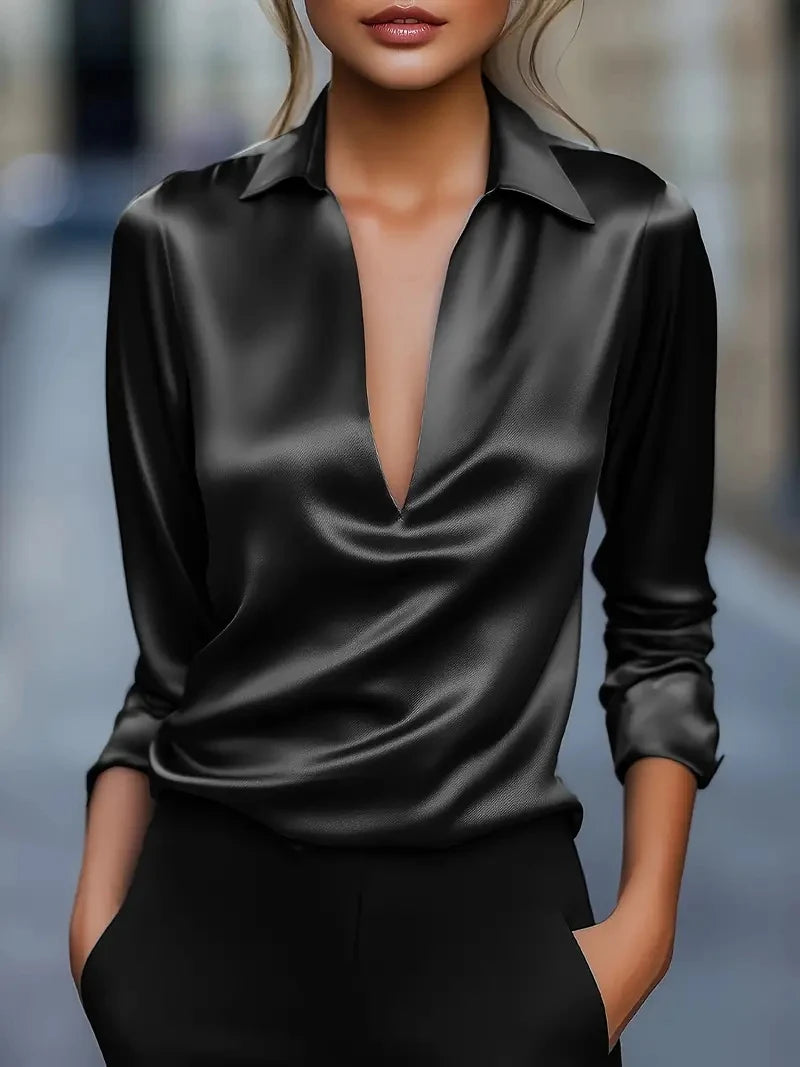 Modern Satin Work Shirt