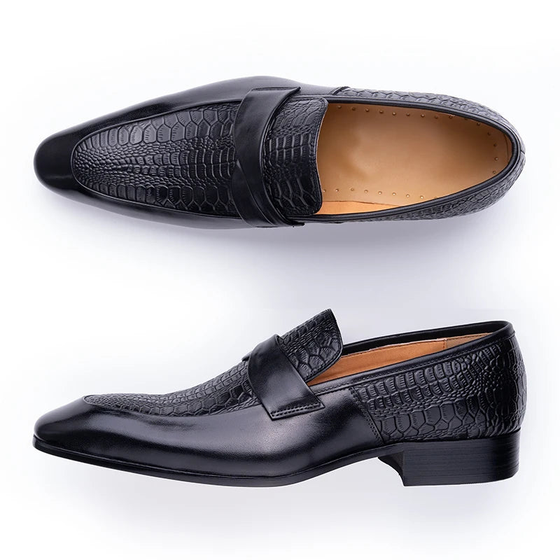 M&T Wear - Men's Handmade Genuine Cow Leather British Loafers Premium