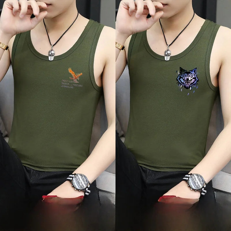 M&T Wear - Men's "Ice Silk" Cooling Iron-Free Sports Vest