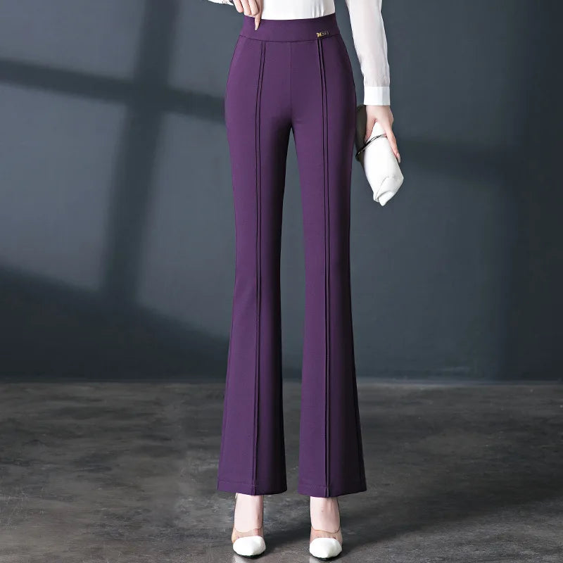 Fishtail Flare Commuter Trousers