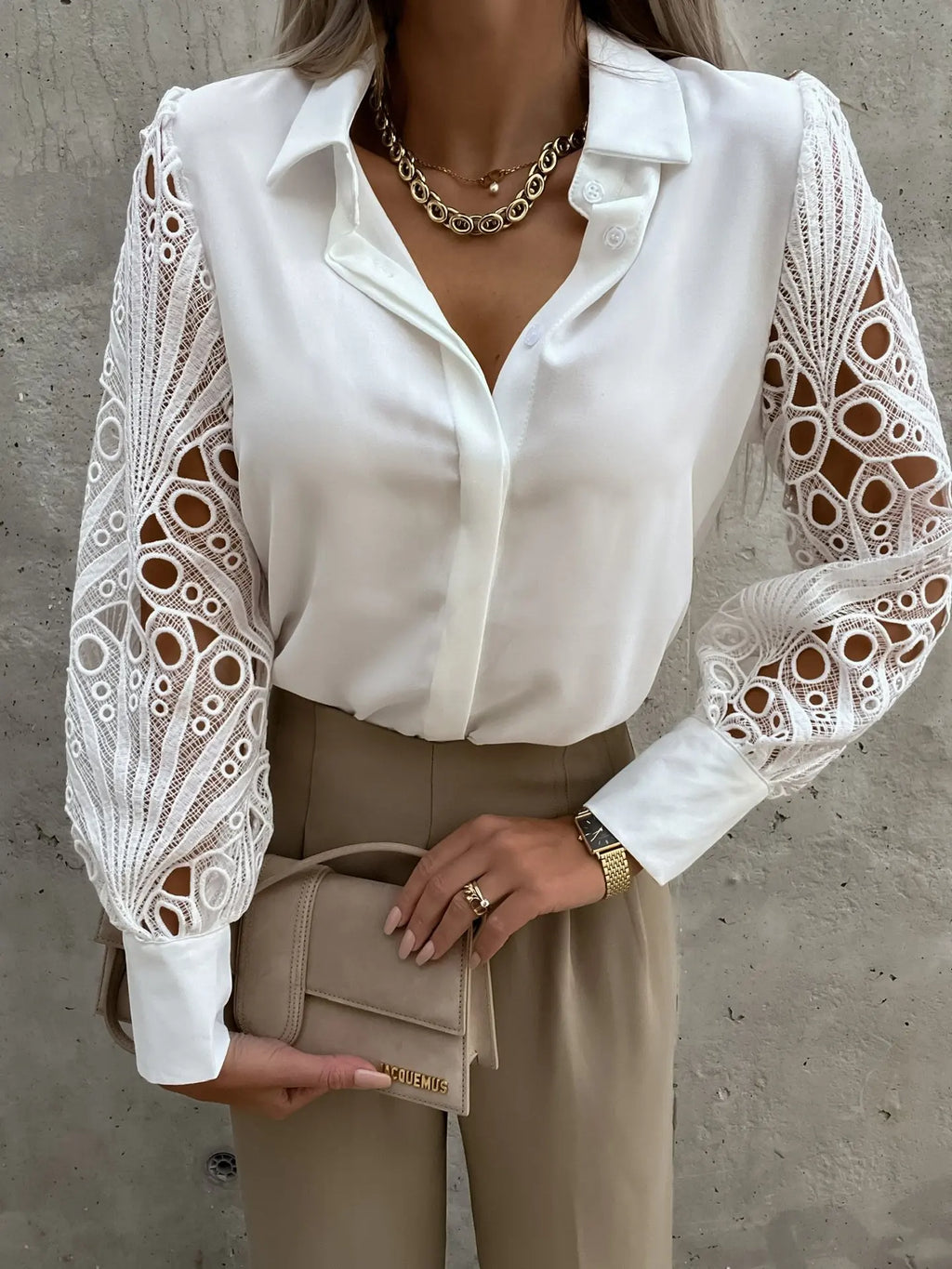 Classic Chiffon Office Blouse