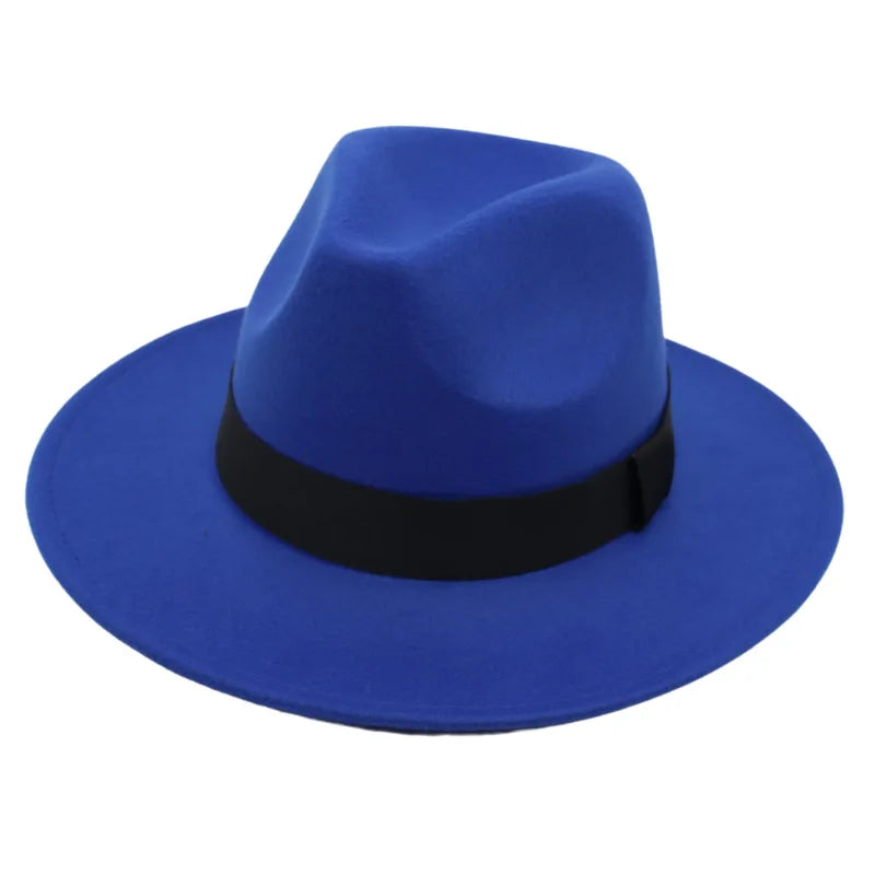 M&T Wear - Large Brim Formal Woolen Jazz Fedora