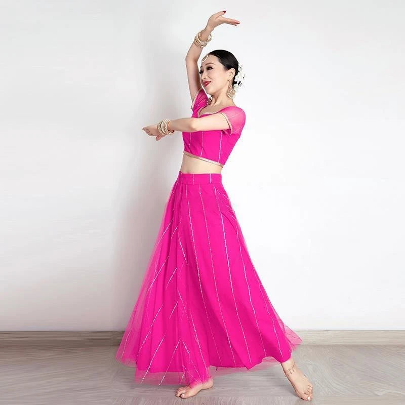 M&T Wear - Traditional Clothing Sari Women's Elegant Dress Party Cosplay Dance Dress Stage Dress