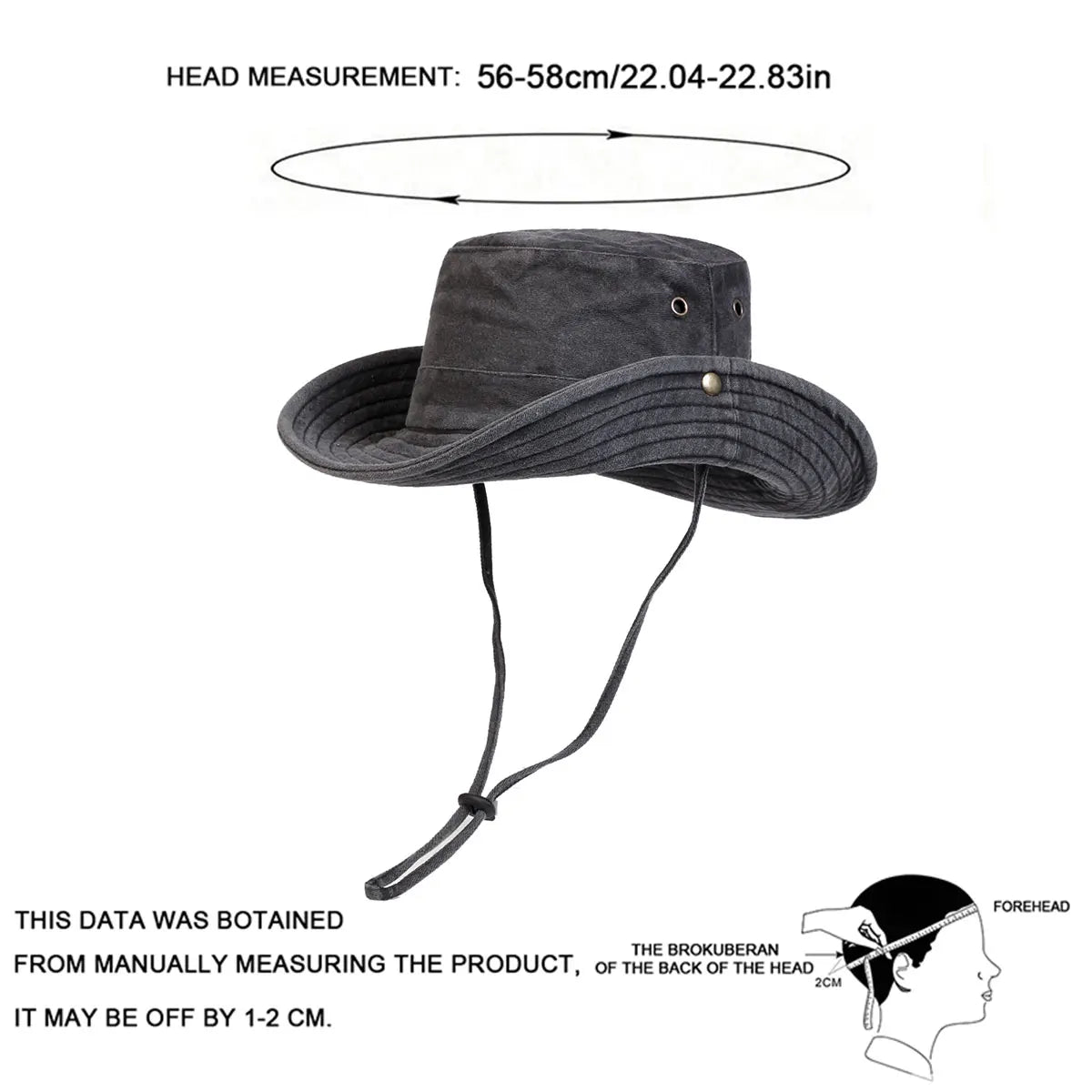 M&T Wear - Men's Big Eaved Washed Bucket Hat