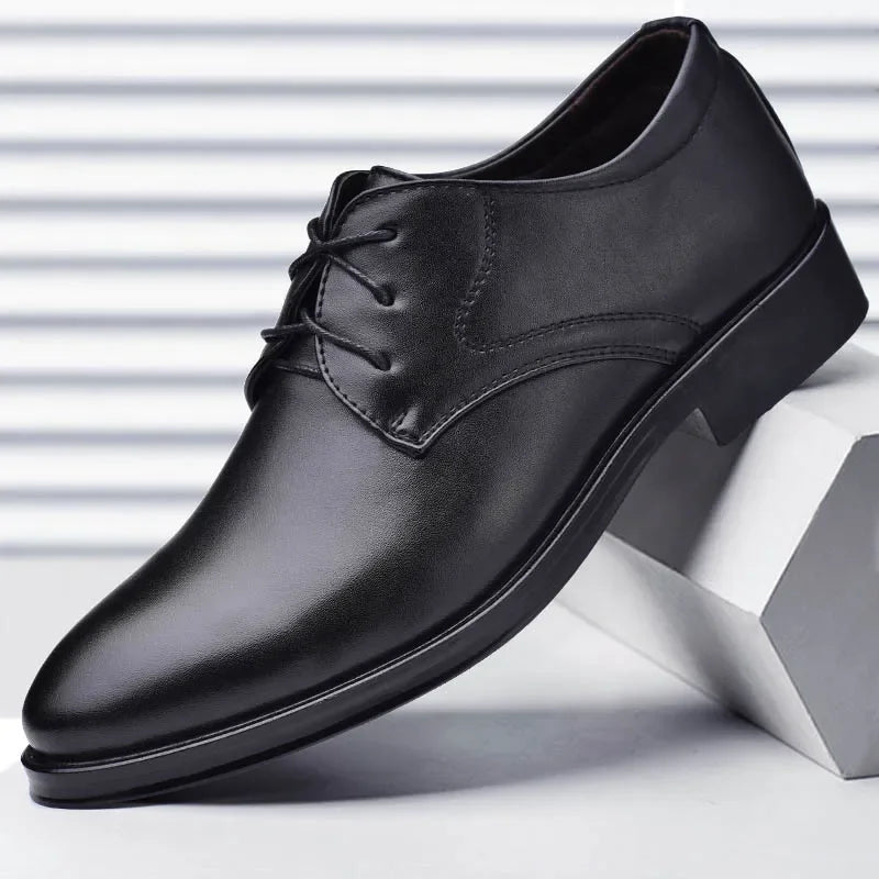 M&T Wear - Men's Classic Black Formal Oxford Shoes
