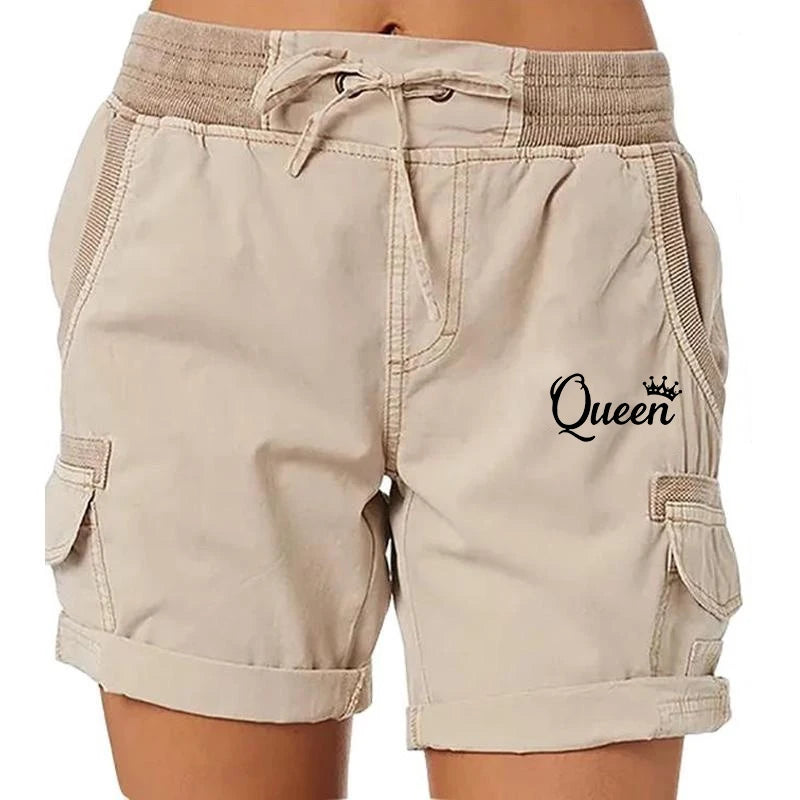 Summer Drawstring Cargo Active Shorts