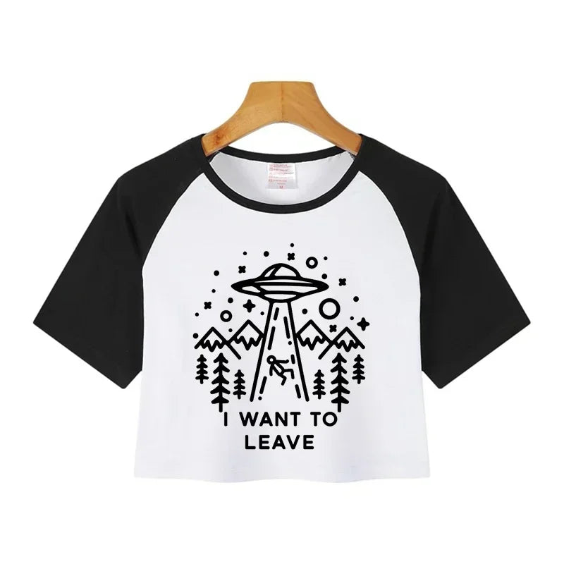 Y2K Harajuku Graphic Crop Top