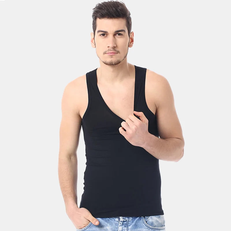 M&T Wear - Men's Essential Cotton Slim Fit Vest