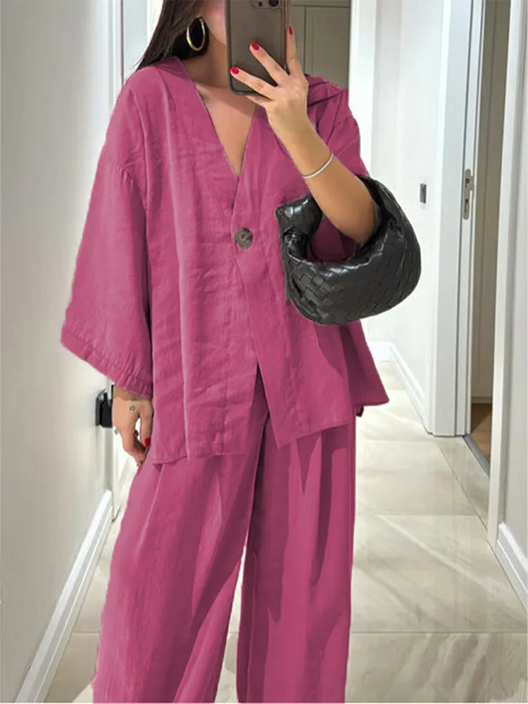 M&T Wear - Women's Casual Cotton Linen Style