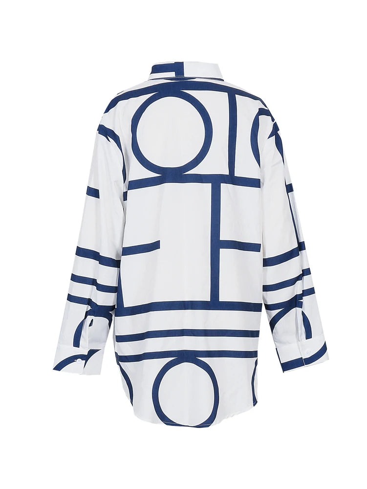 Plus Size High Slit Plaid Button-Down Shirt
