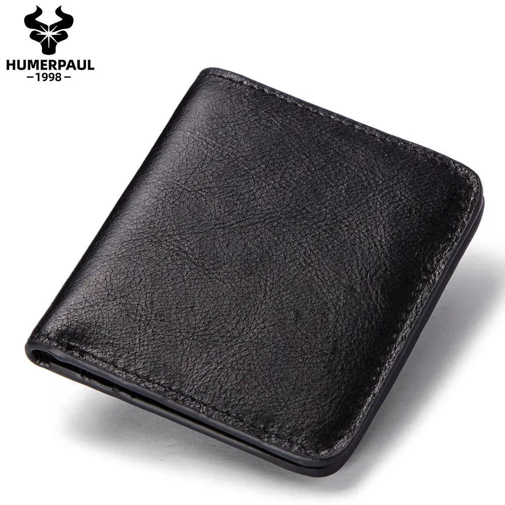 M&T Wear - Slim Cowhide Leather Wallet for Men