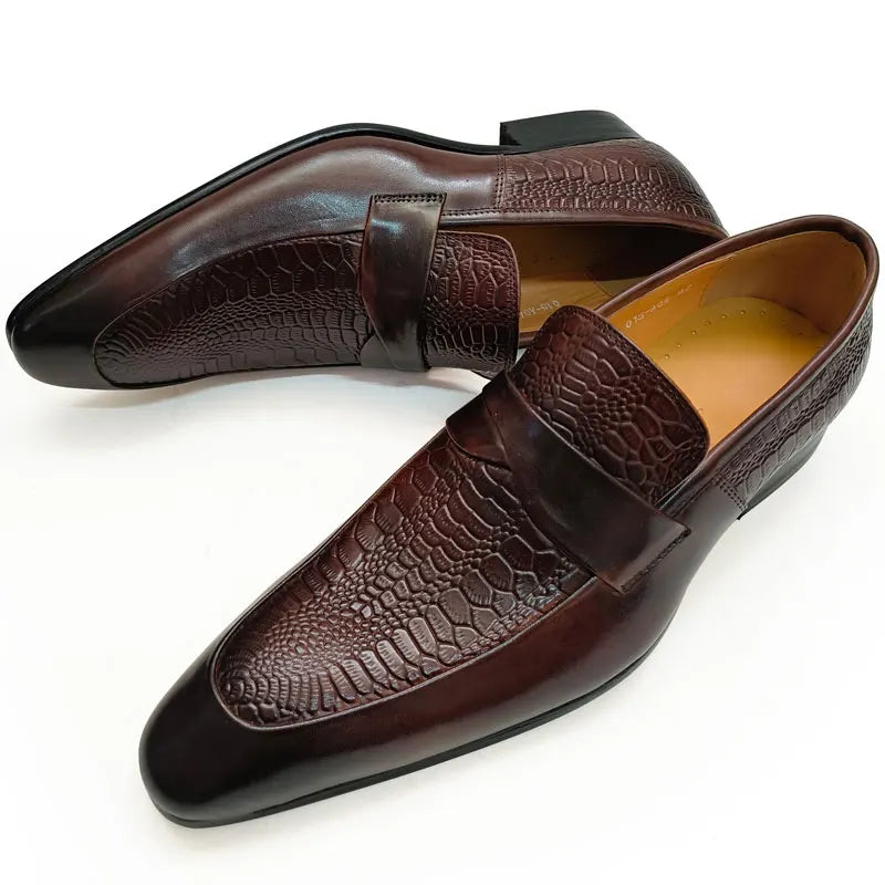 M&T Wear - Men's Handmade Genuine Cow Leather British Loafers Premium