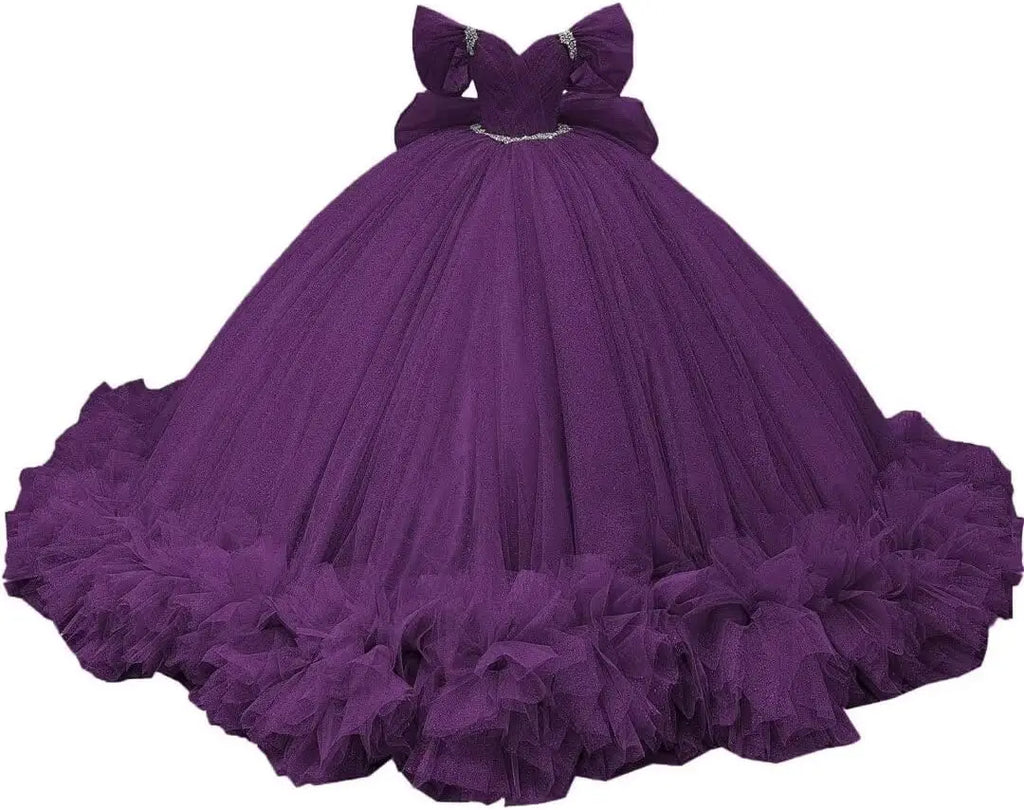 Yifanier Puffy Tulle Quinceanera Ball Gown