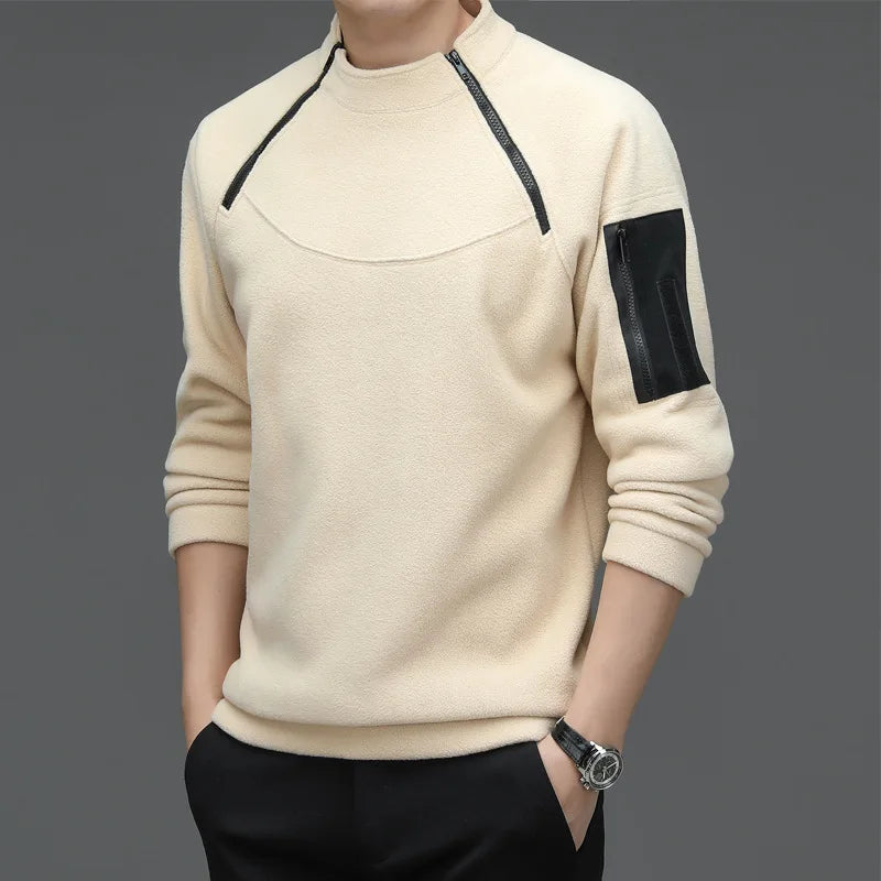 M&T Wear - Men's Lightweight Patchwork Sport Sweatshirt