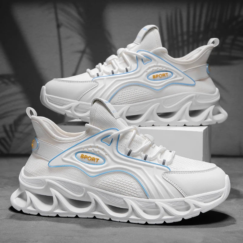 M&T Wear - Men's Casual Shoes Men Casual and Comfortable Running Sneakers Durable Lace-Up Design Suitable for Outdoor Sports and Daily Wear - M&T Wear