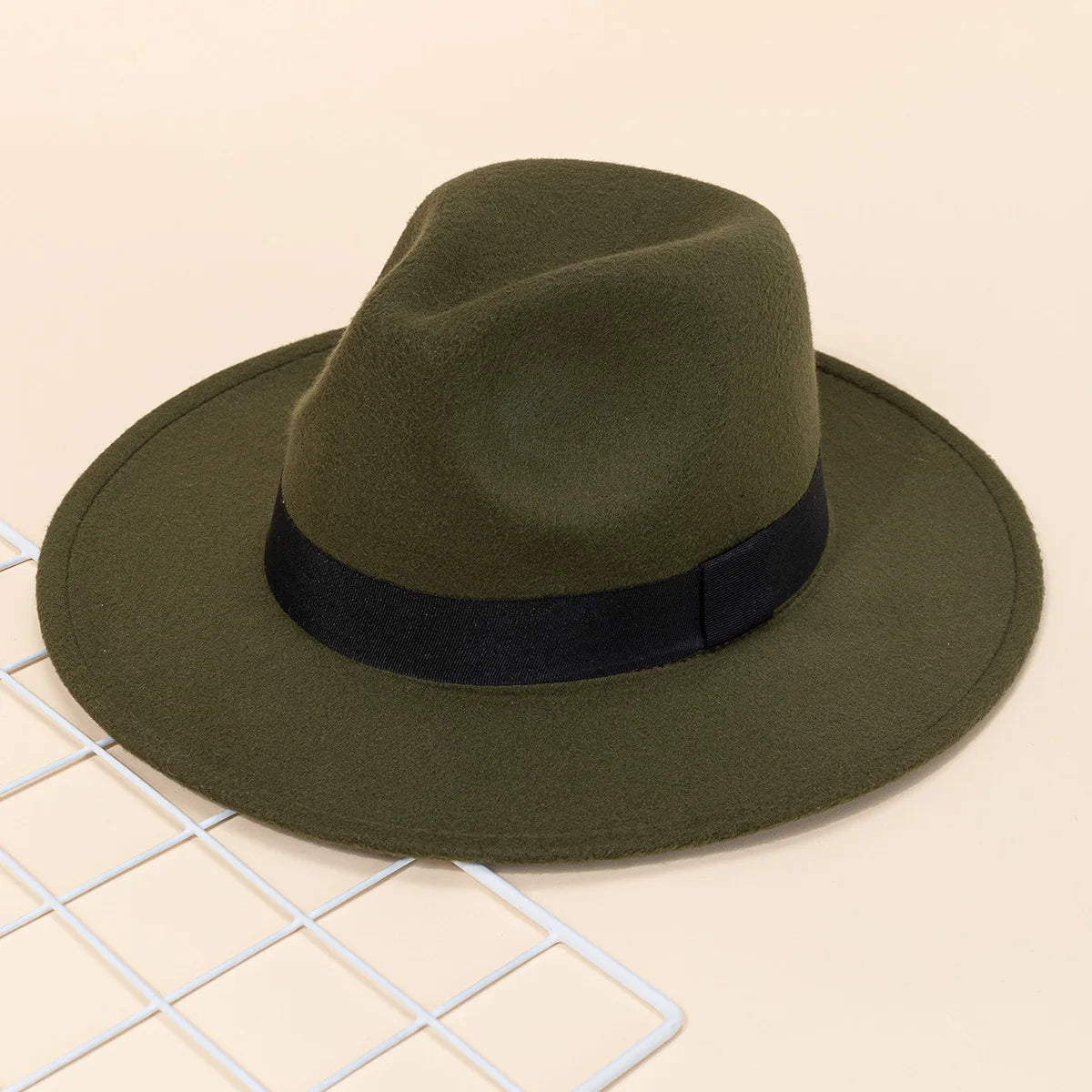 M&T Wear - Large Brim Formal Woolen Jazz Fedora