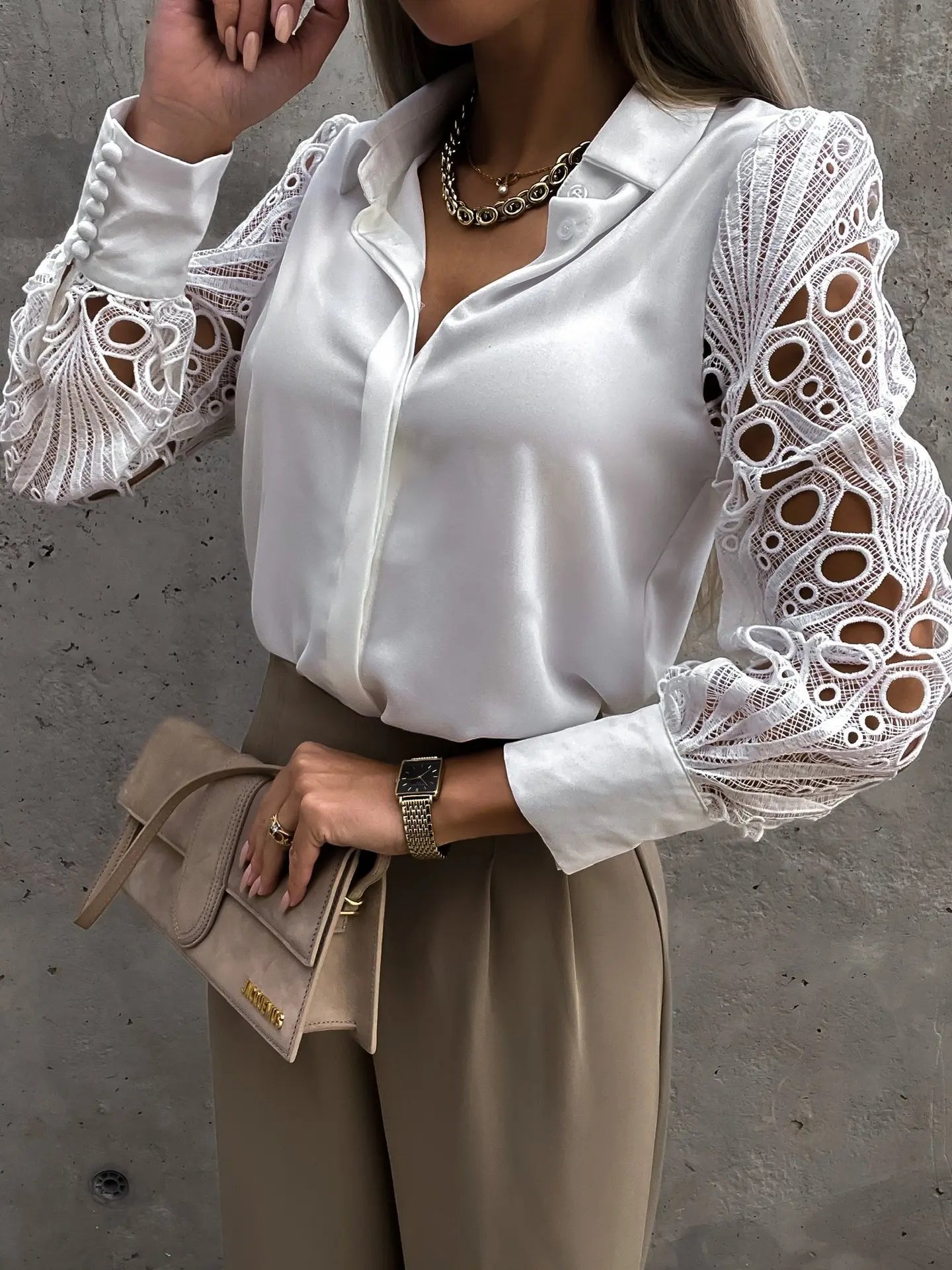 Classic Chiffon Office Blouse