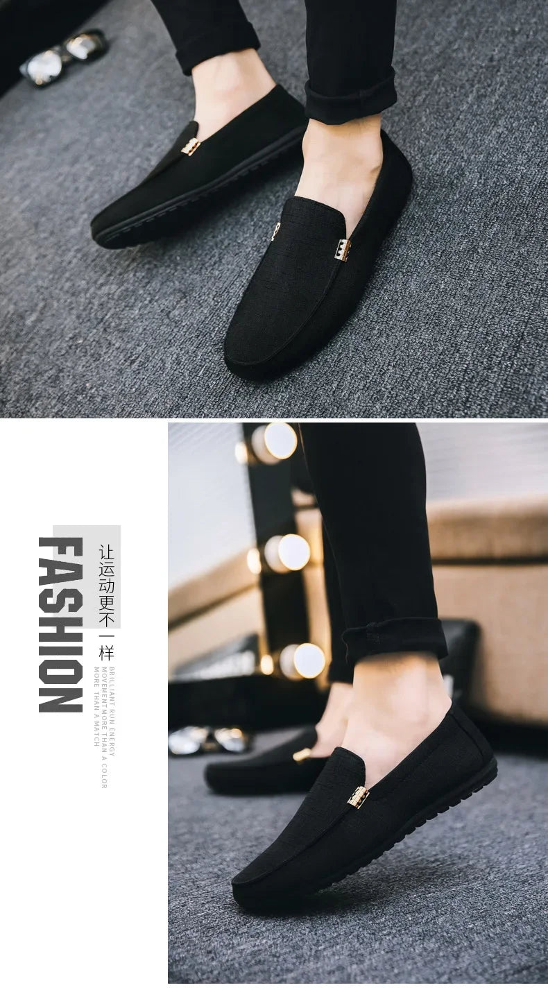 M&T Wear - Shoes Men Casual  Comfort Men Shoes Denim Male Shoes Adult Footwear 2024 New  Loafers Canvas  Sneakers Driving - M&T Wear