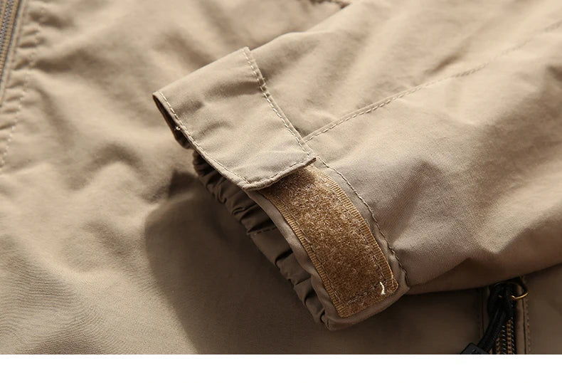 M&T Wear - Men's Outdoor Hiking Camping Jackets Waterproof Hooded Windbreaker Coat Autumn New Casual Jacket Tactics Military Jacket Men 6XL - M&T Wear