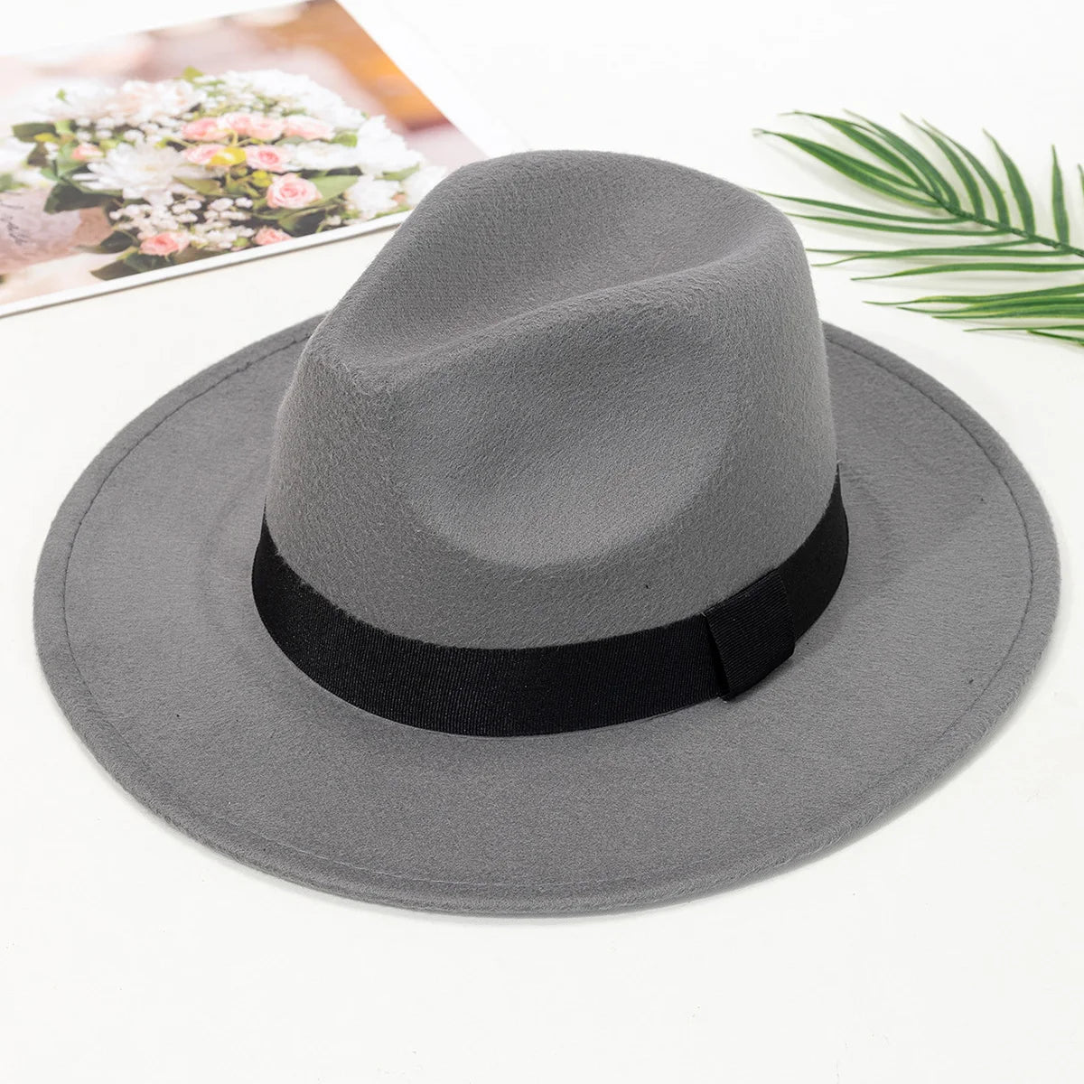 M&T Wear - Large Brim Formal Woolen Jazz Fedora