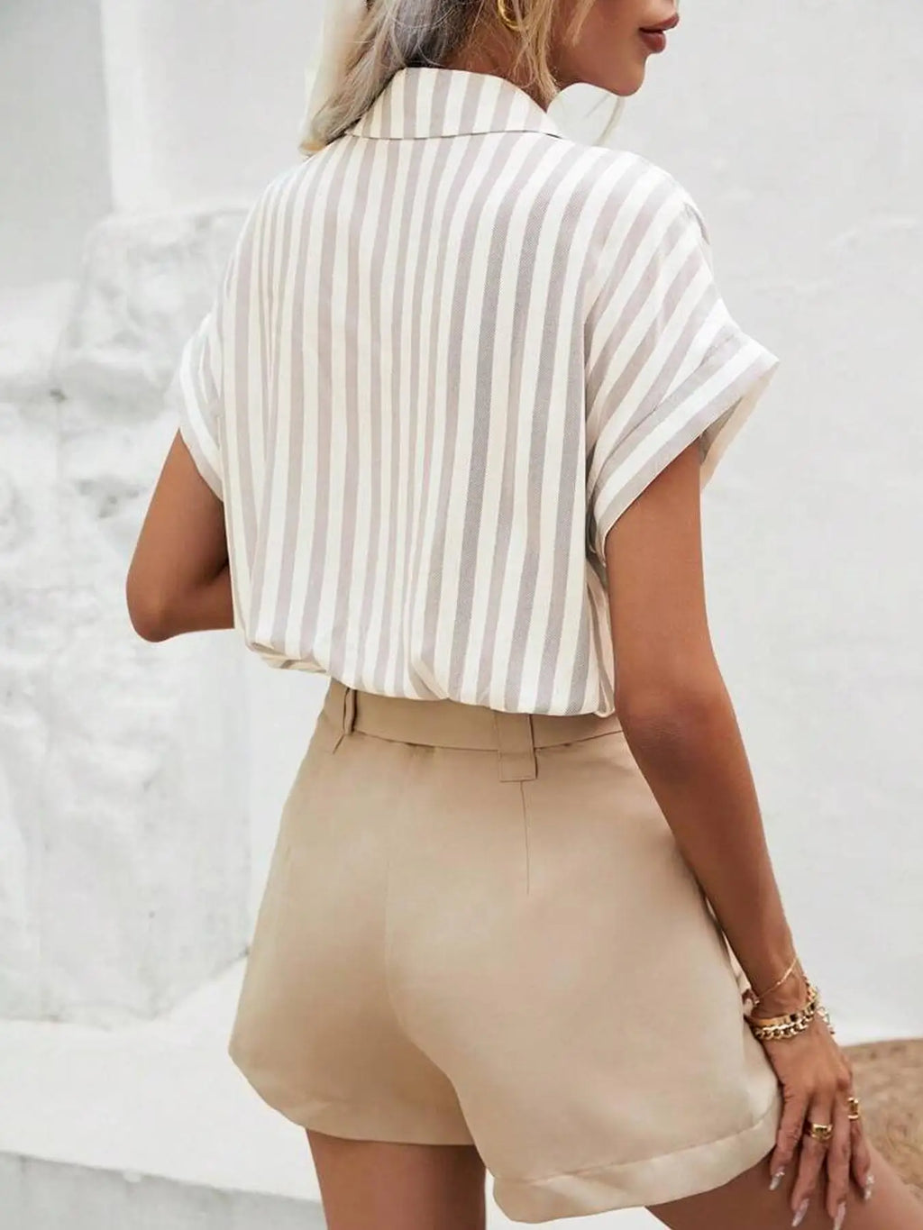 Marine Stripe Summer Shirt