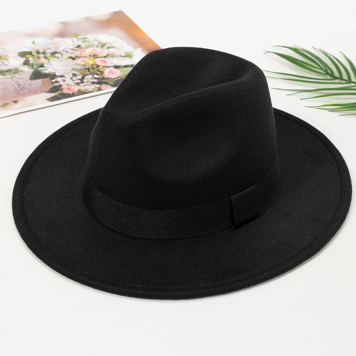 M&T Wear - Large Brim Formal Woolen Jazz Fedora