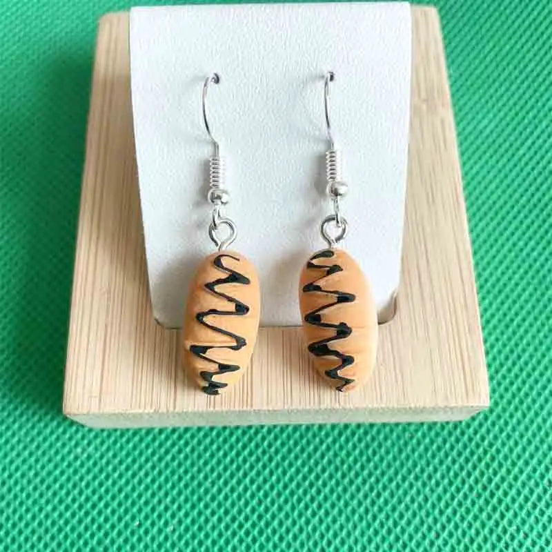 M&T Wear - Geometric Cute Food Series Earrings